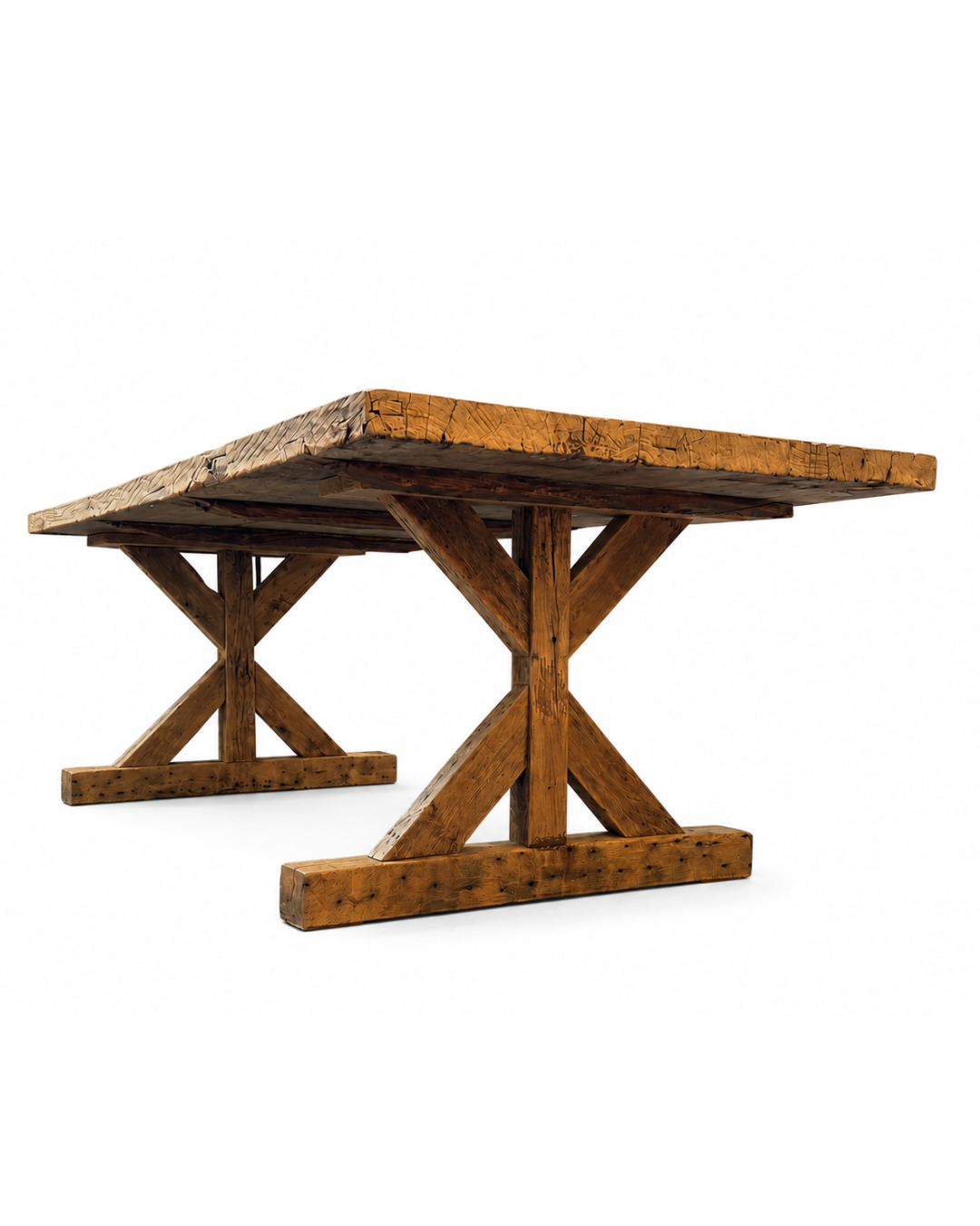 Table en orme ancien (97 x 290 cm)