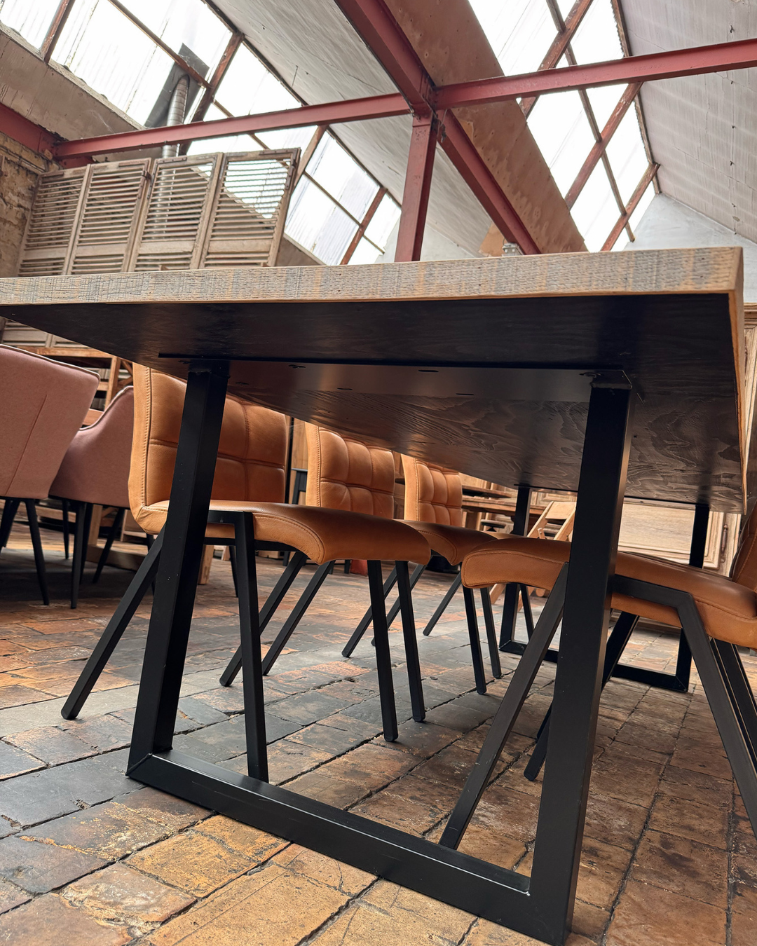 Table en chêne ancien (100 x 280 cm)