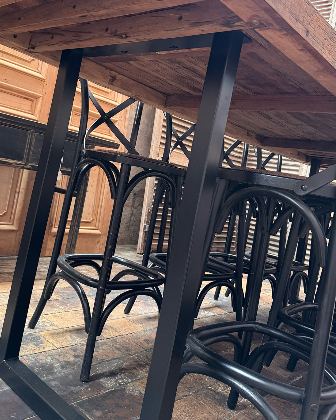 Table en chêne ancien (95 x 300 cm)