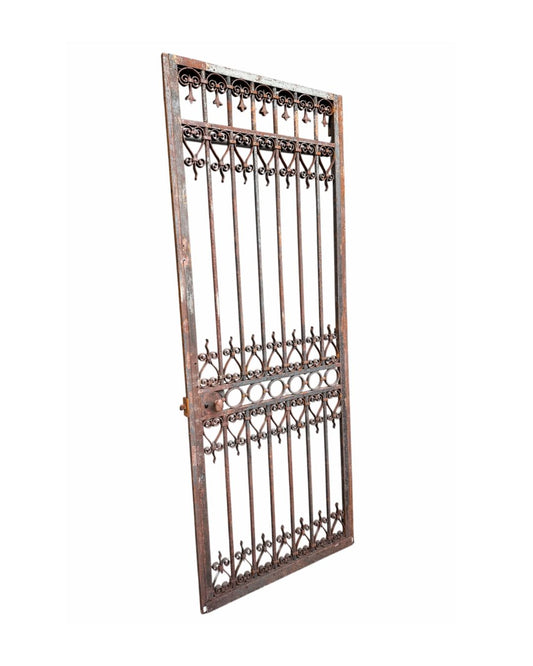 French wrought iron garden gate (95 x 240 cm)