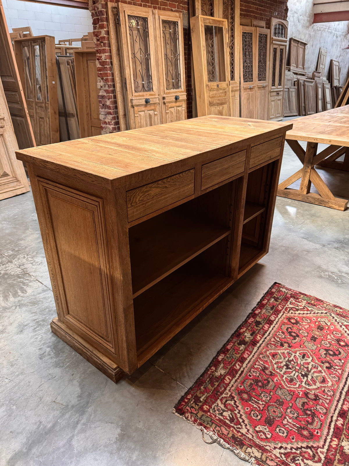 Counter old oak (64 x 152 x 104 cm)