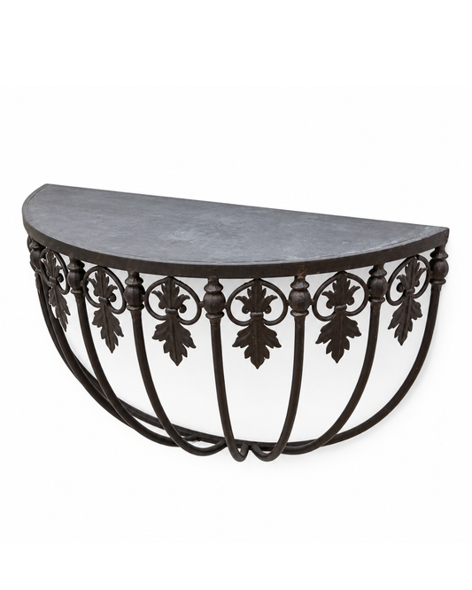 Table console demi-lune