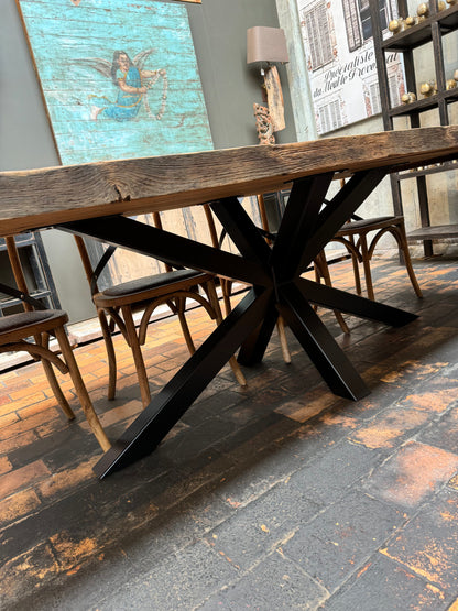 Tafel donkere eik (107 x 275 cm)