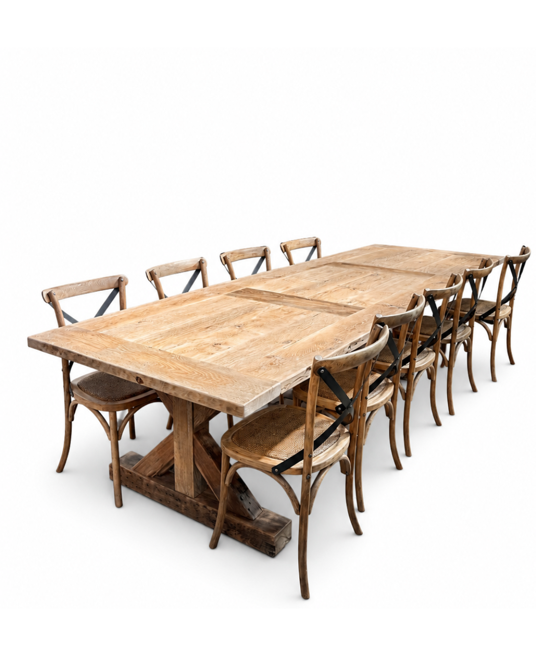 Tafel oude eik (110 x 320 cm)