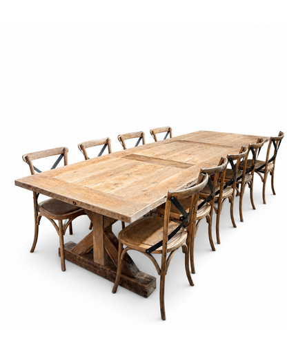 Tafel oude eik (110 x 320 cm)
