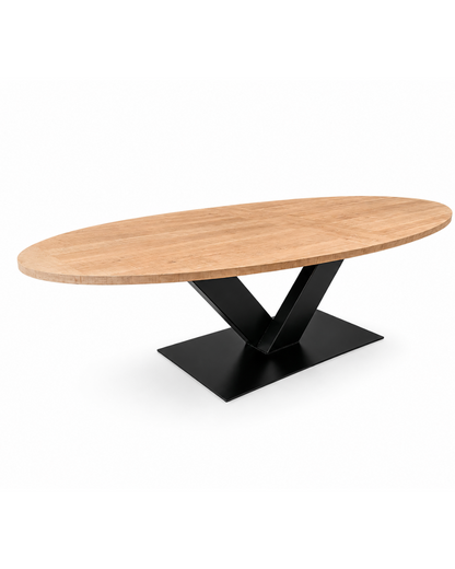 Tafel eik (130 x 280 cm)