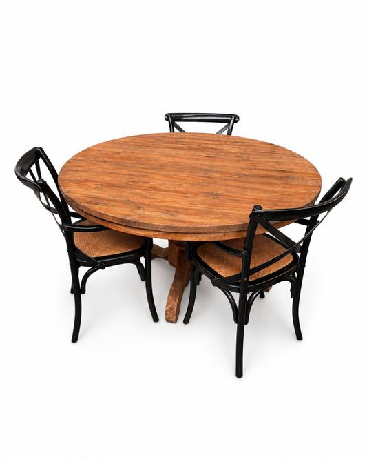 Table teak wood (dia 140 cm)