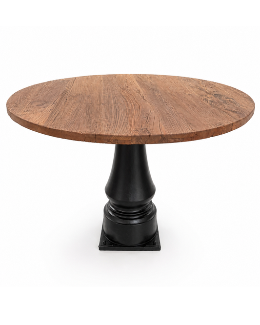 Table old elm (dia 130 cm)