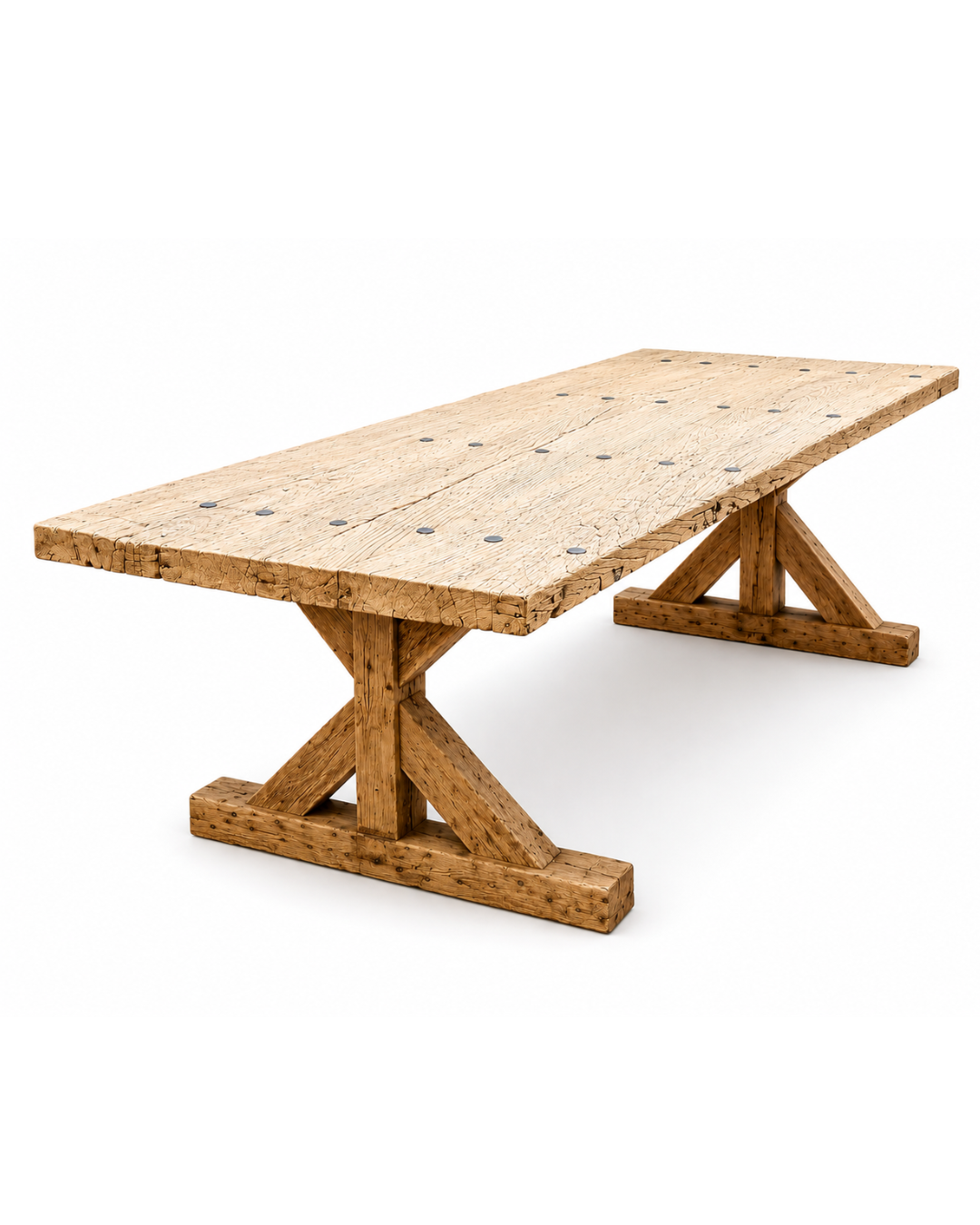 Table en orme ancien (97 x 290 cm)