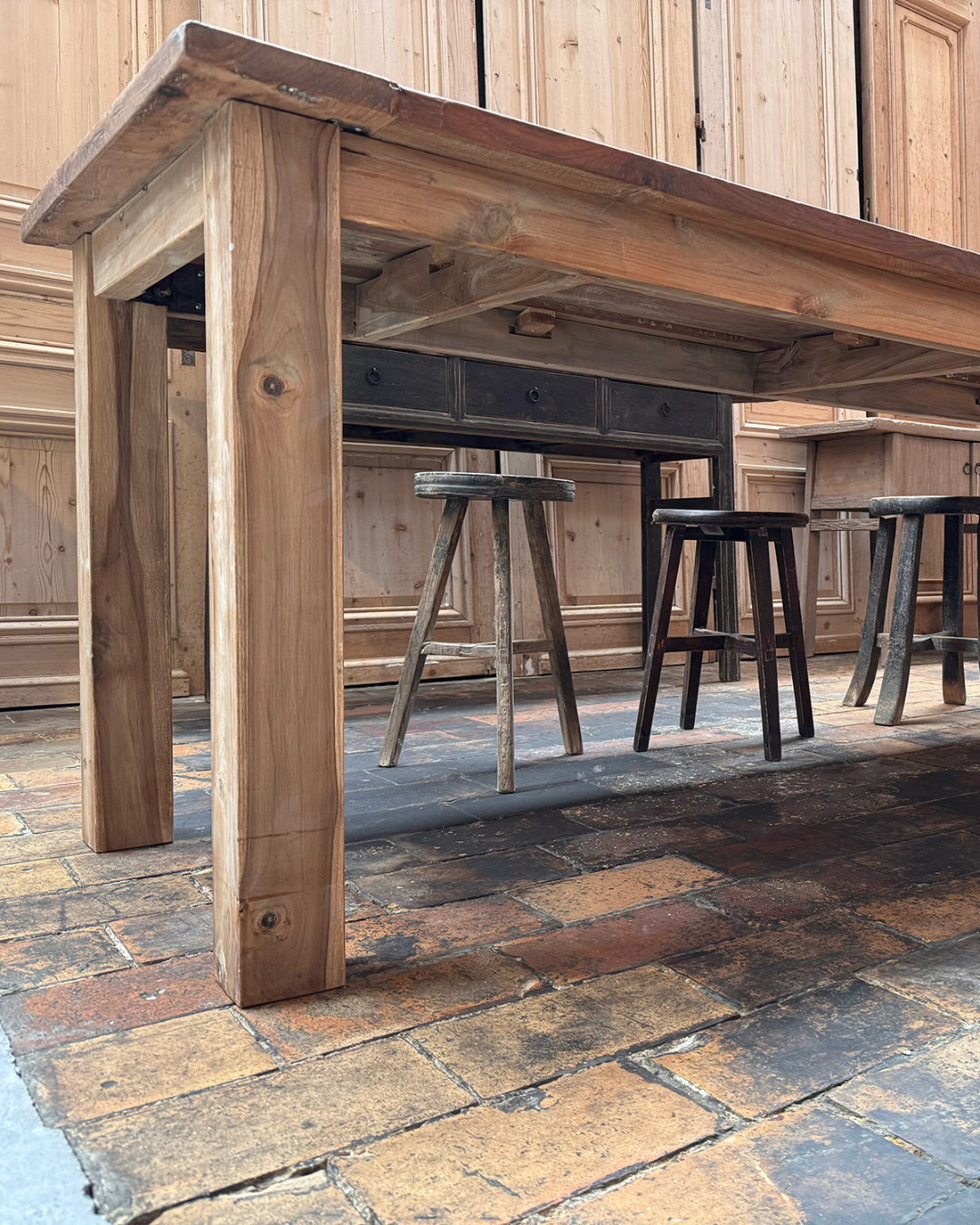 Table en teck (80 x 300 cm)