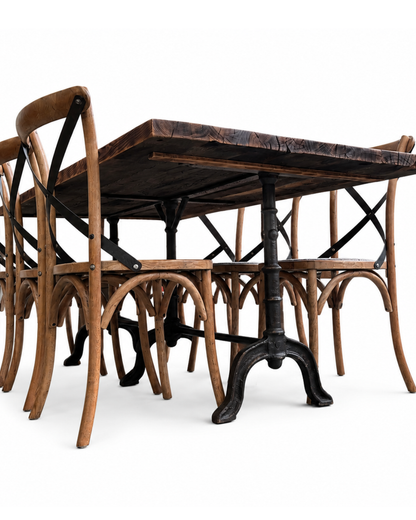 Tafel donkere eik (98 x 198 cm)
