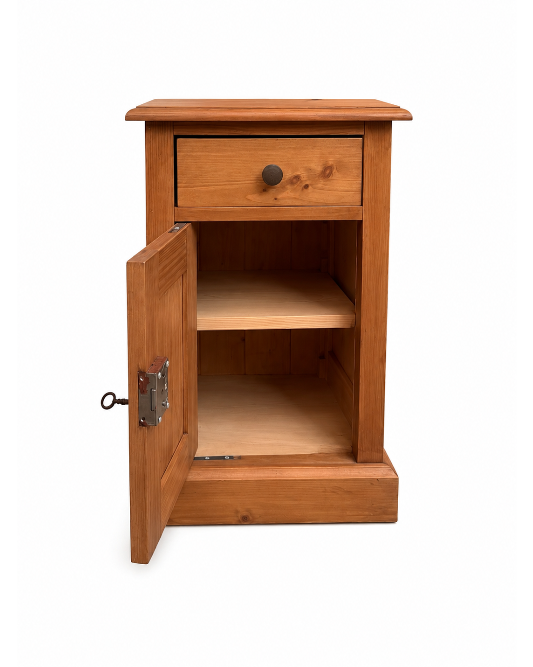 Pine bedside table (40 x 40 x 60 cm)