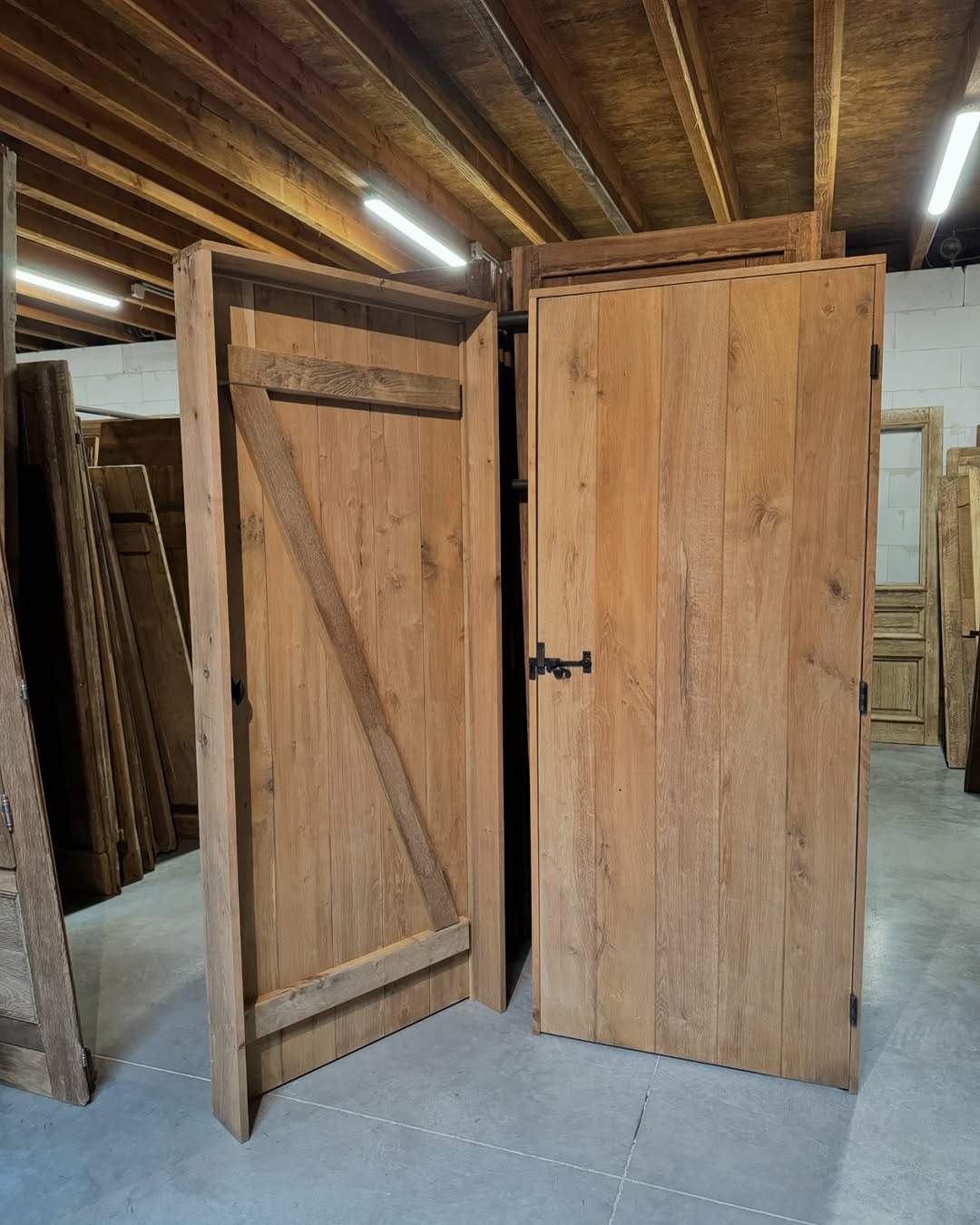 Deuren massieve eik (+/- 83 x 205 cm)