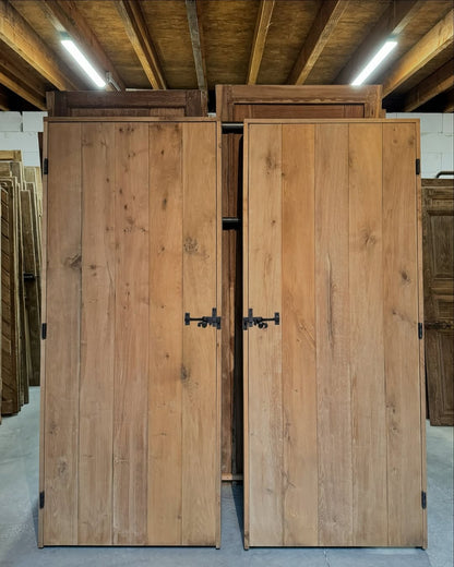 Deuren massieve eik (+/- 83 x 205 cm)