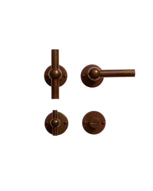 Door handle rust (bathroom privacy lock)