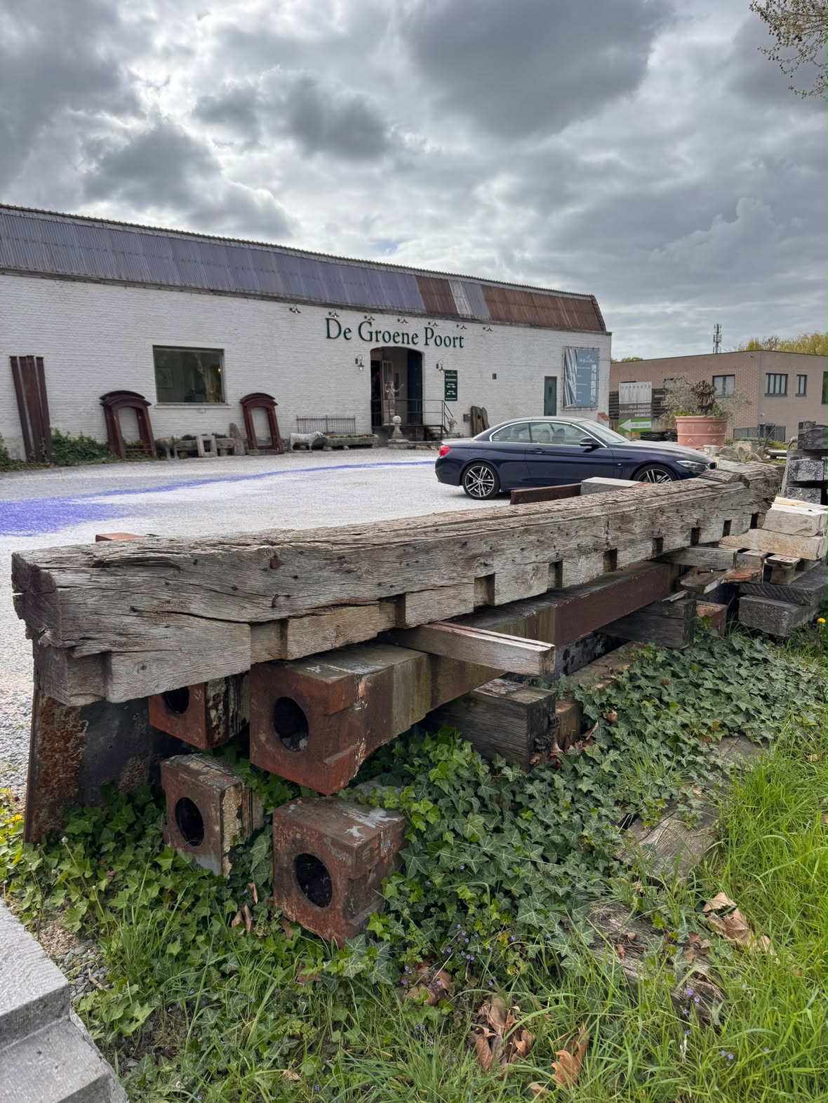 Houten balk (420 x 30 cm)