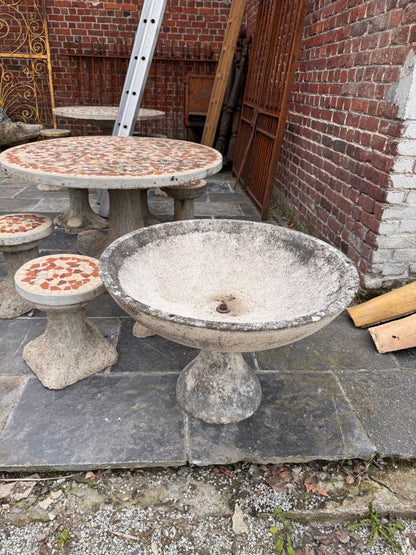 Betonnen vaas
