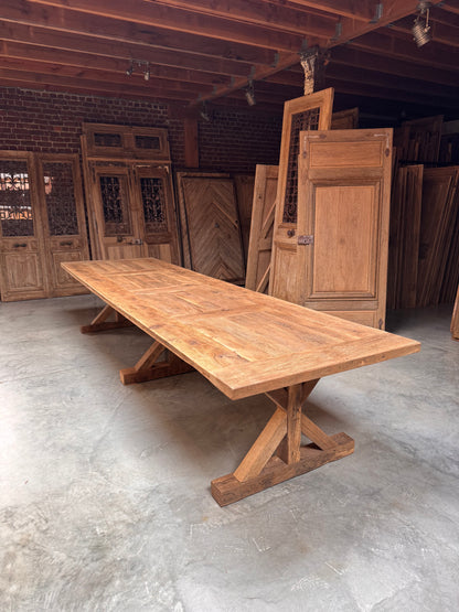 Table chêne ancien (110 x 400 cm)