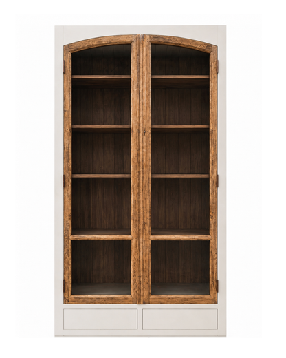 Vitrinekast (40 x 119 x 230 cm)