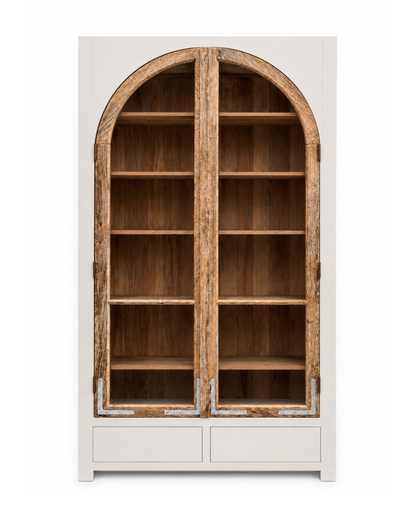 Vitrinekast (40 x 131 x 233 cm)