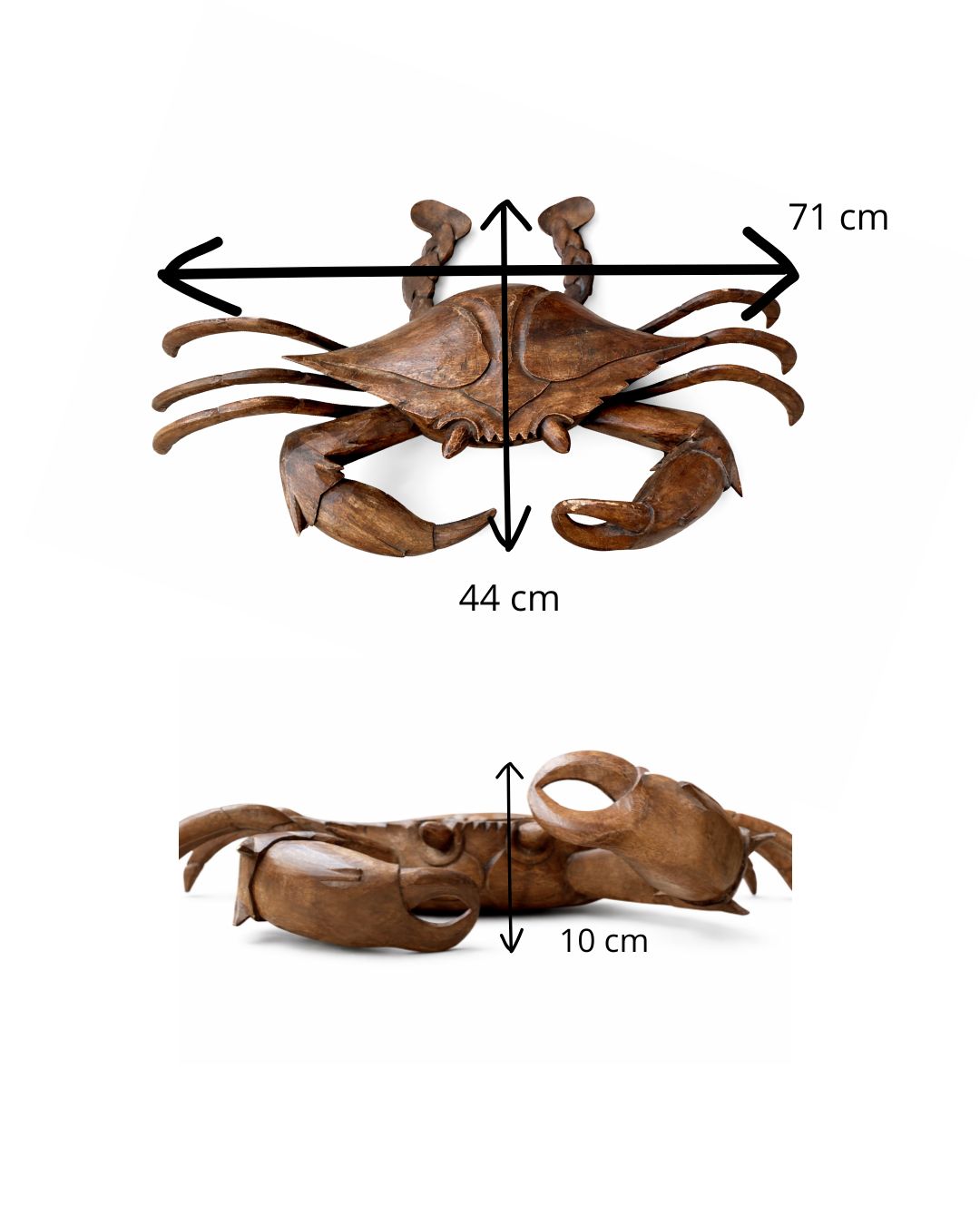 Houten krab
