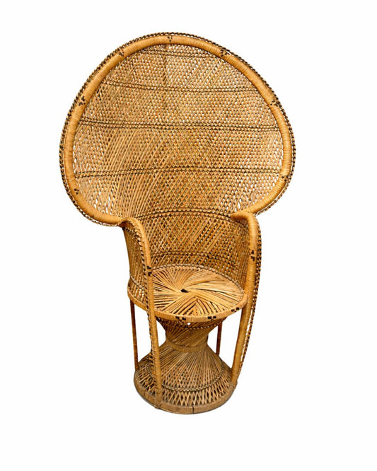 Original rattan peacock chair