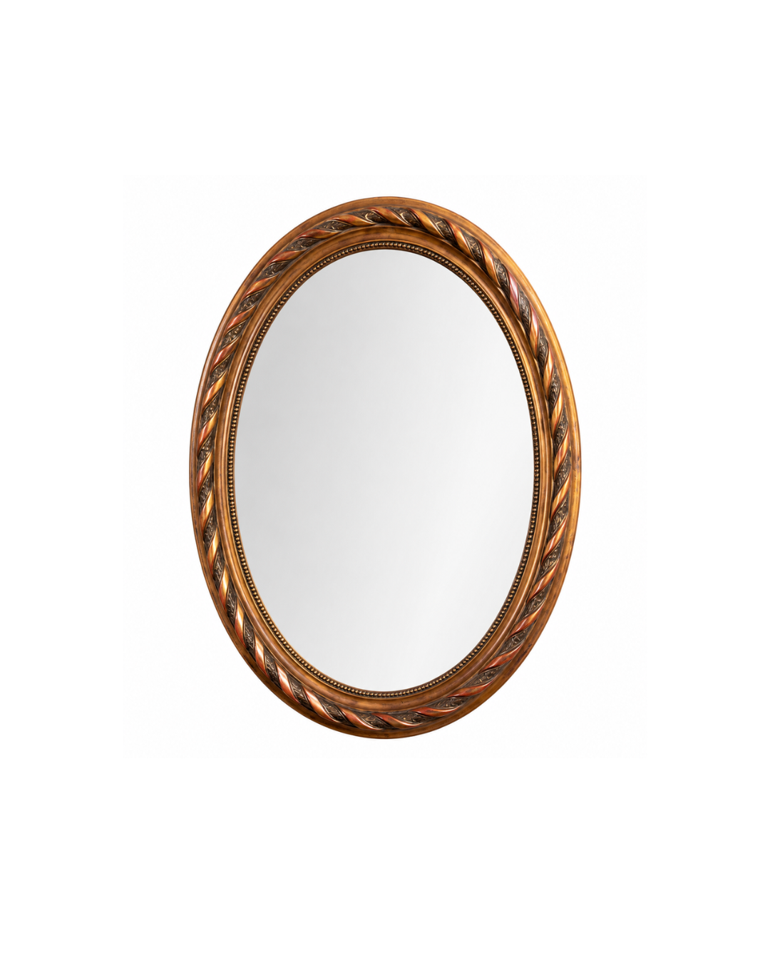 Gilded antique mirror (95 x 114 cm)