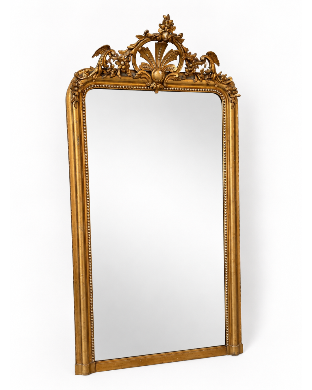 Miroir ancien doré (96 x 180 cm)