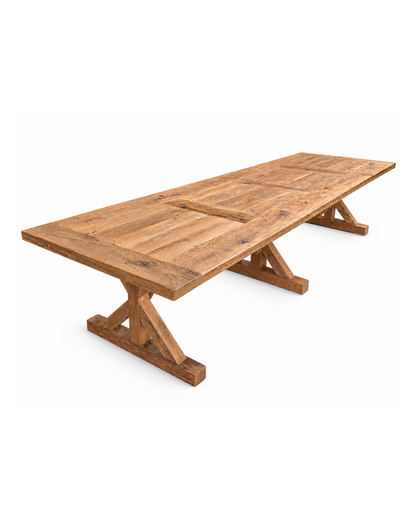 Table chêne ancien (110 x 400 cm)