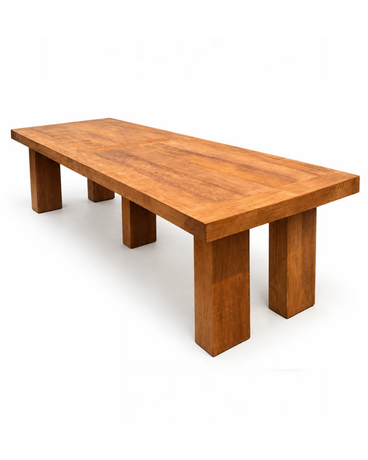 Table en teck (100 x 300 cm)