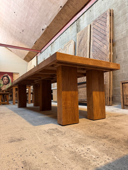 Table en teck (100 x 300 cm)