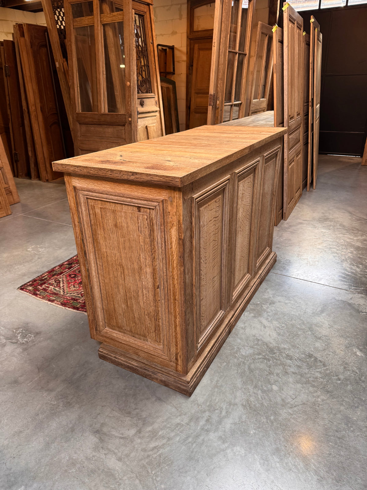 Counter old oak (64 x 152 x 104 cm)