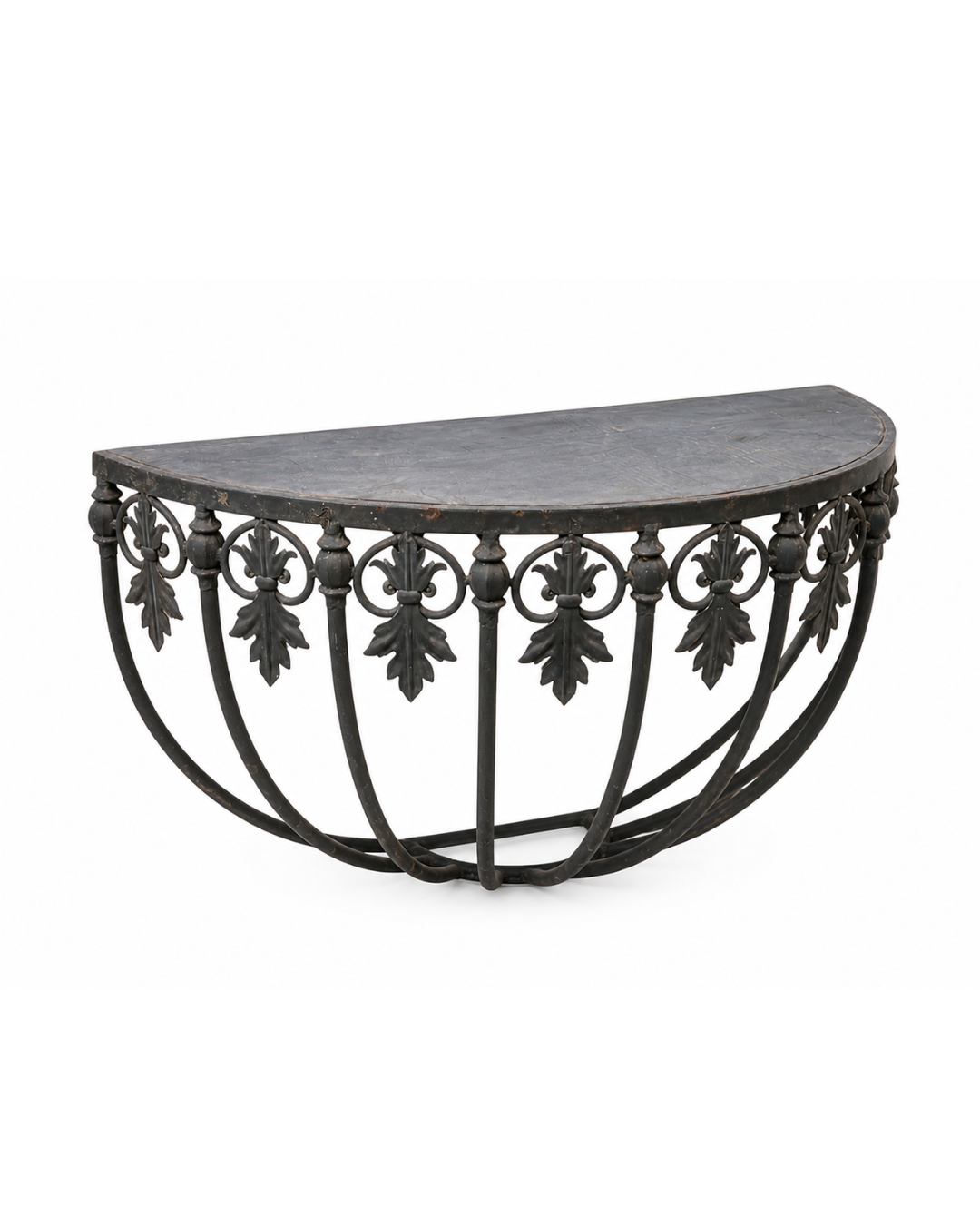 Halfronde wandtafel