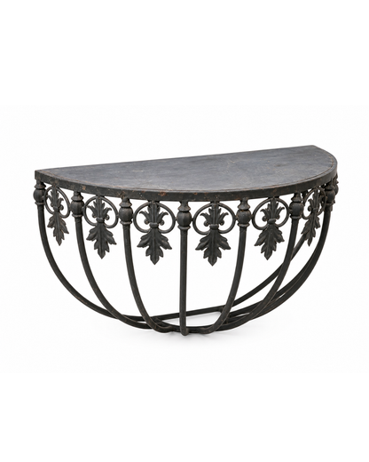 Halfronde wandtafel