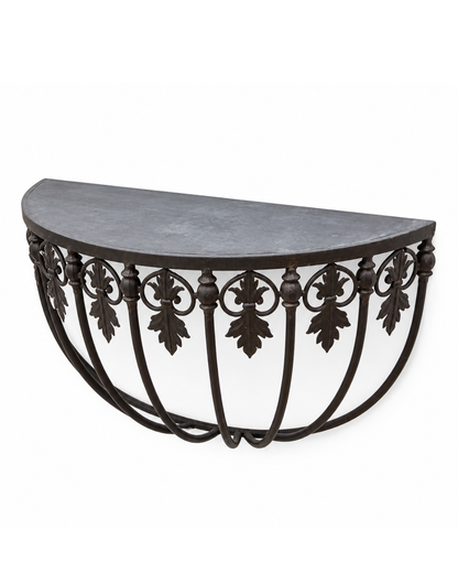Halfronde wandtafel