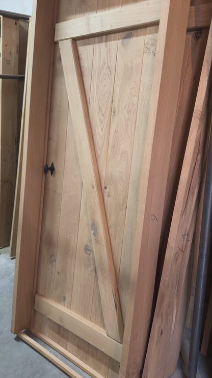 Deuren massieve eik (+/- 83 x 205 cm)